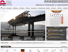 Tablet Screenshot of plataformaptec.es